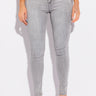 Front View Flex-fit High Waisted Super Stretchy Skinny Jeans