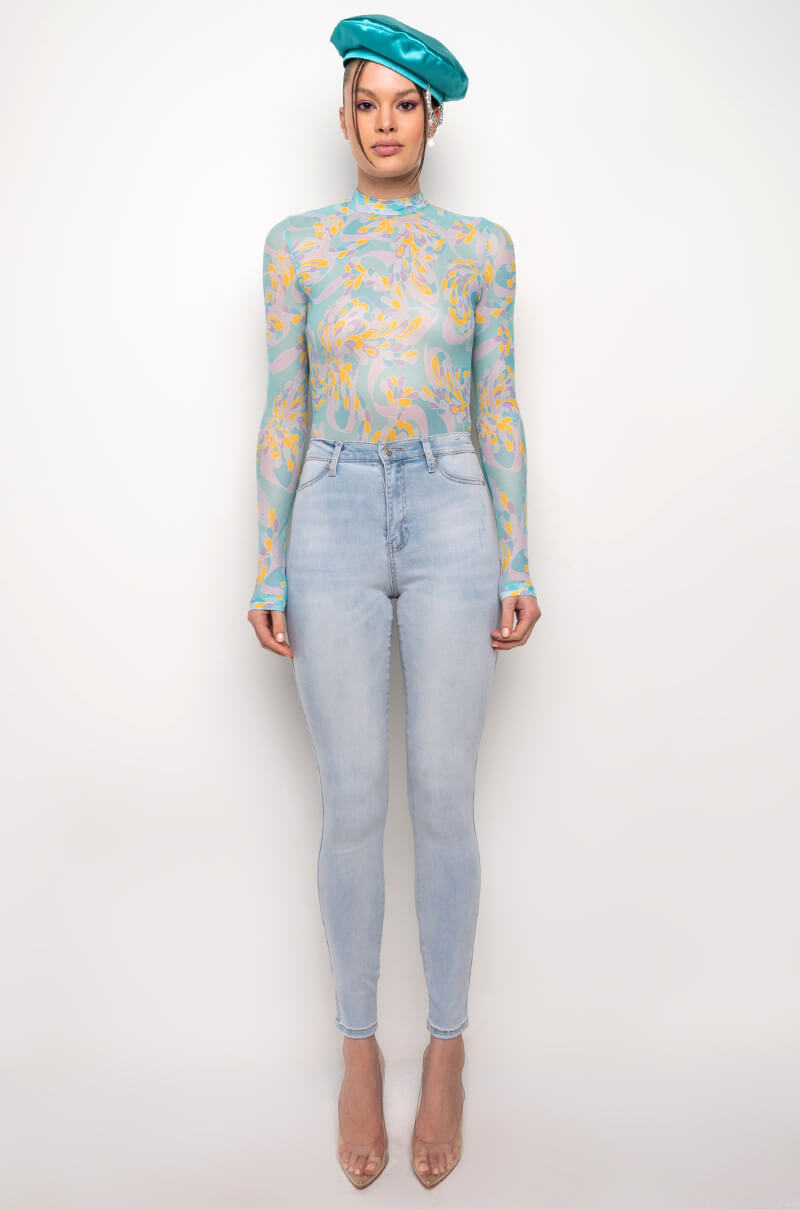 Extra View Flex-fit High Waisted Super Stretchy Skinny Jeans