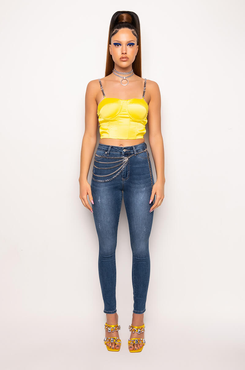 Extra View Flex-fit High Waisted Super Stretchy Skinny Jeans