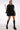 Back View Float Like A Butterfly Mini Fashion Dress In Black