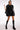 Back View Float Like A Butterfly Mini Fashion Dress In Black