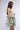 Side View Floral Delight Printed Organza Mini Dress
