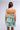 Back View Floral Delight Printed Organza Mini Dress