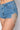Extra View Florence Rhinestone Cut Out Denim Short