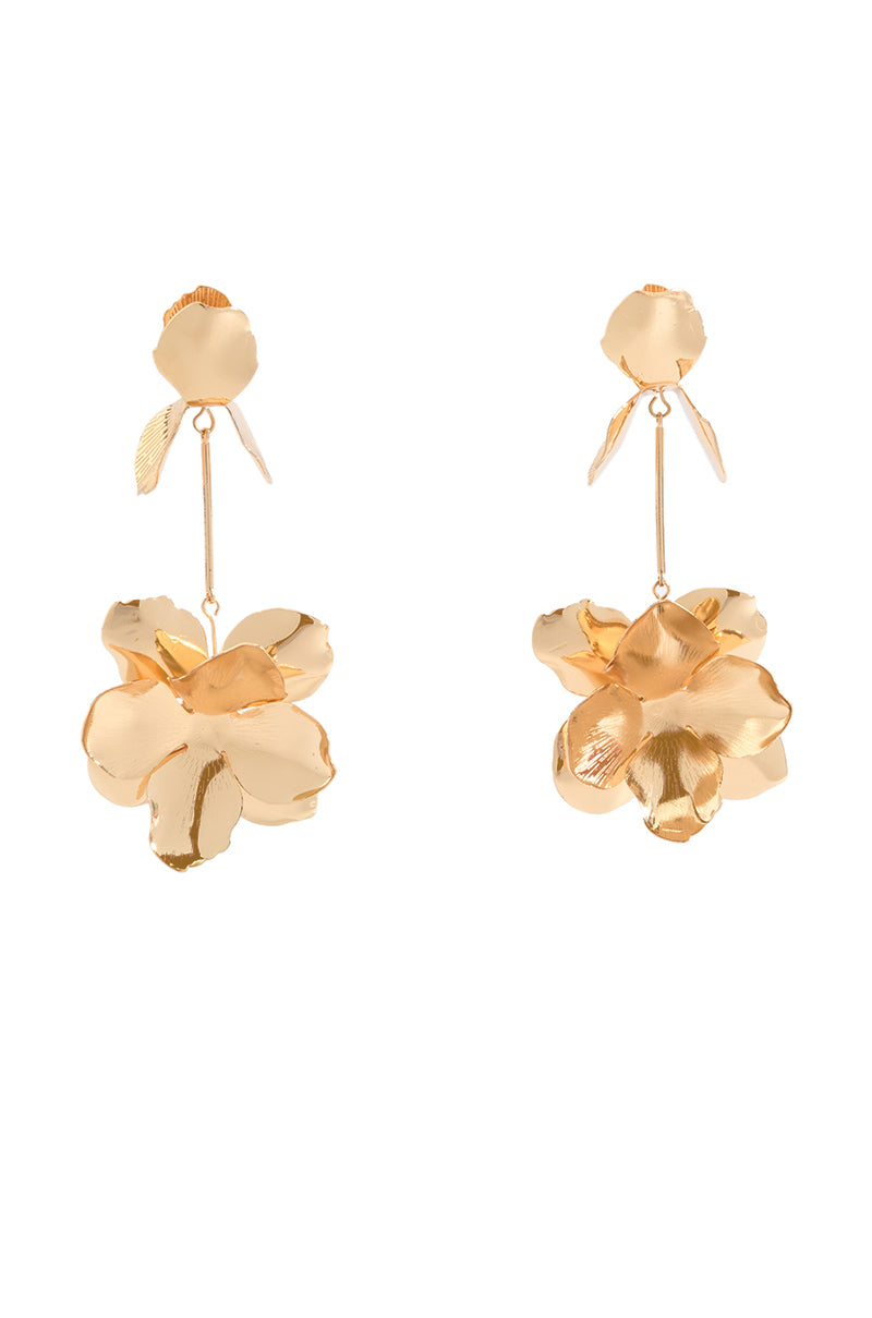 Side View Flower Baby Earring