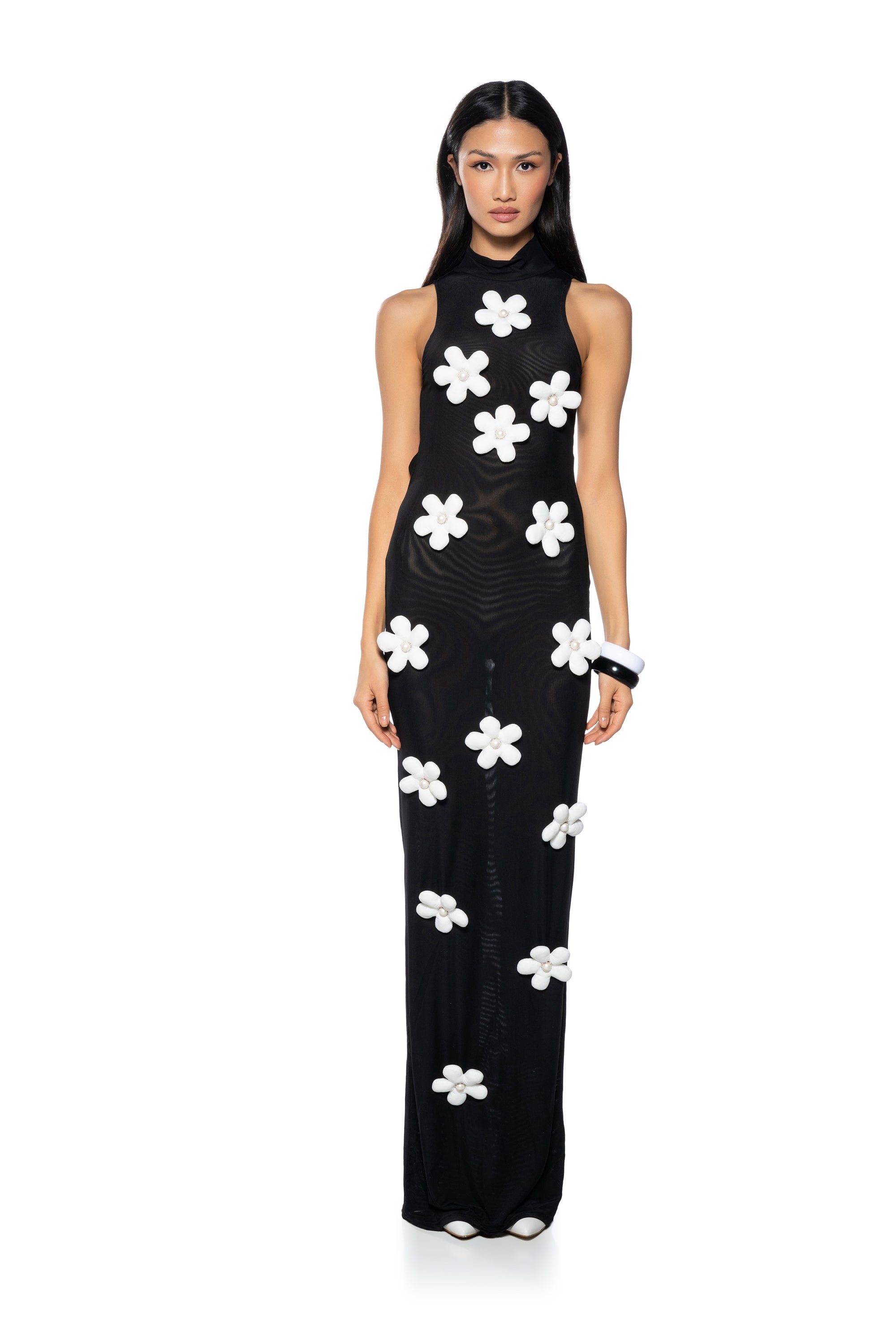 FLOWER POWER MESH MAXI DRESS AKIRA FLOWER POWER MESH MAXI DRESS AKIRA