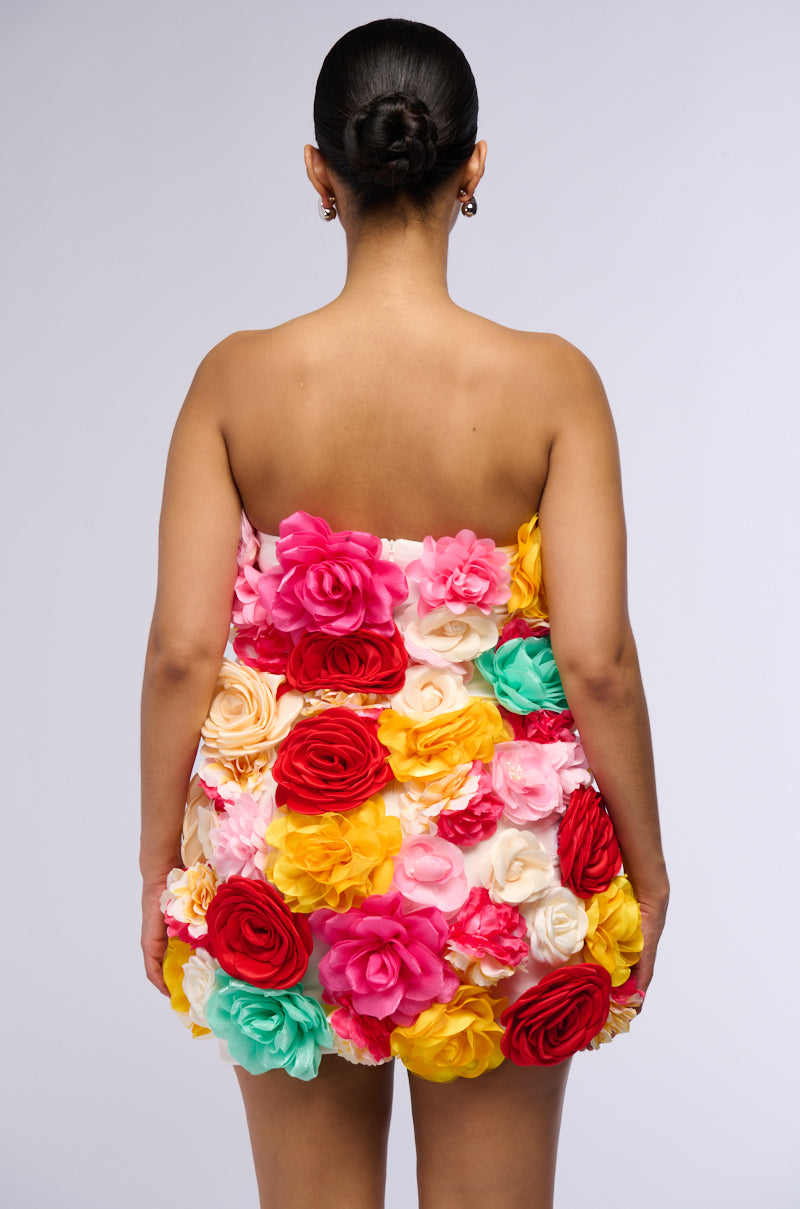 Detail View Flower Power Mini Dress