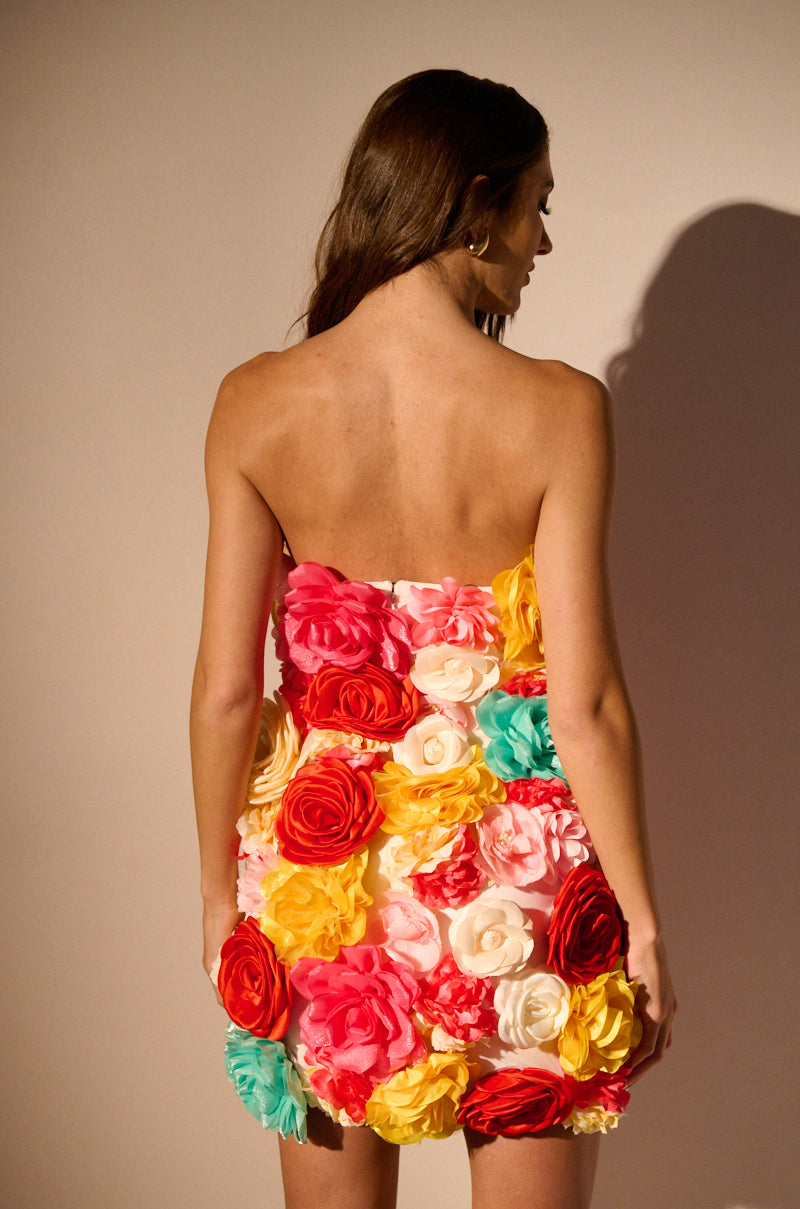 Detail View Flower Power Mini Dress