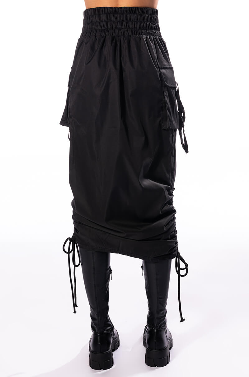 Extra View Follow Me Adjustable Cargo Skirt In Black 9