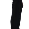 Front View Follow Me Adjustable Double Mesh Cargo Skirt In Black