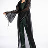 Front View For Once Mesh Long Duster