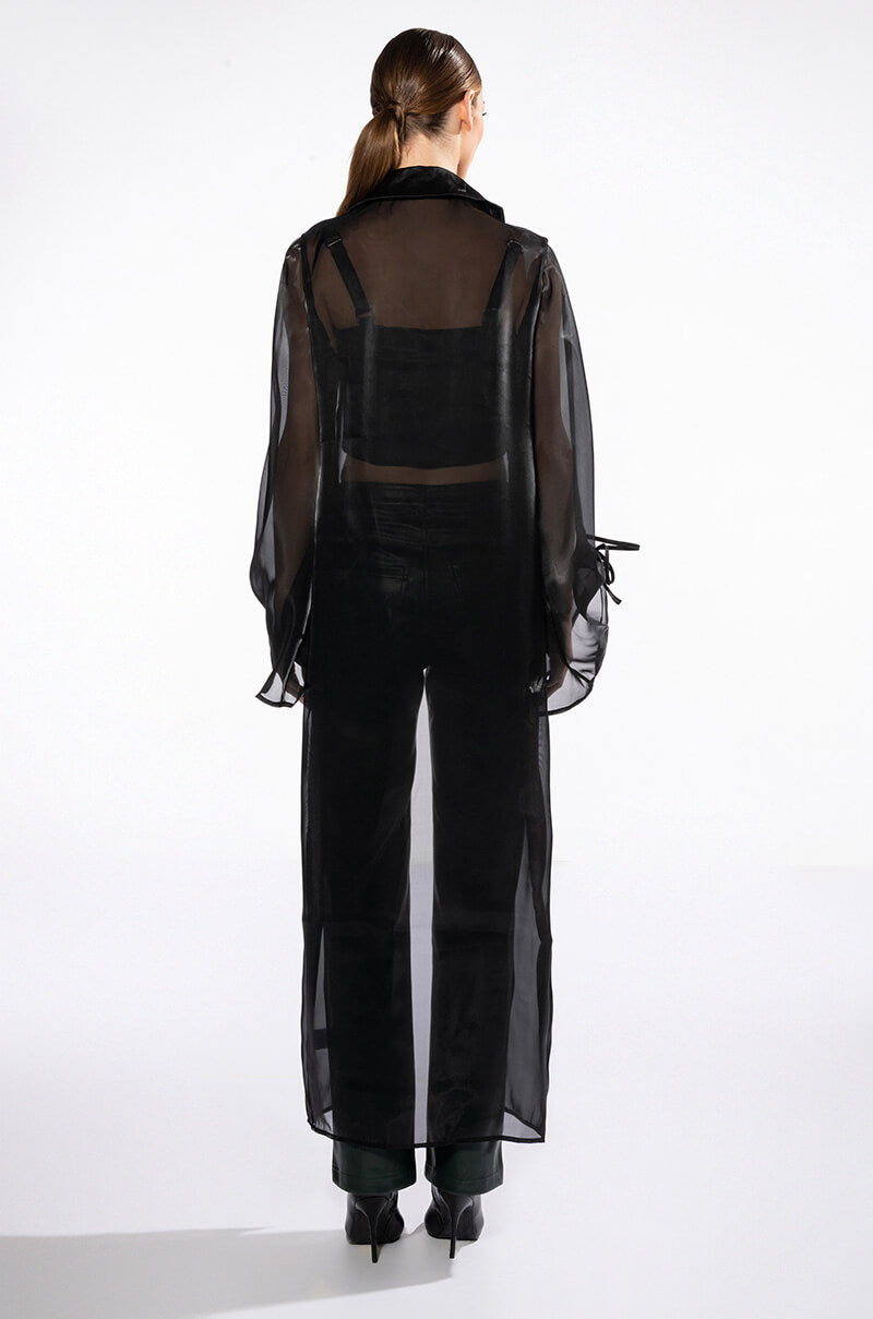 Extra View For Once Mesh Long Duster 6