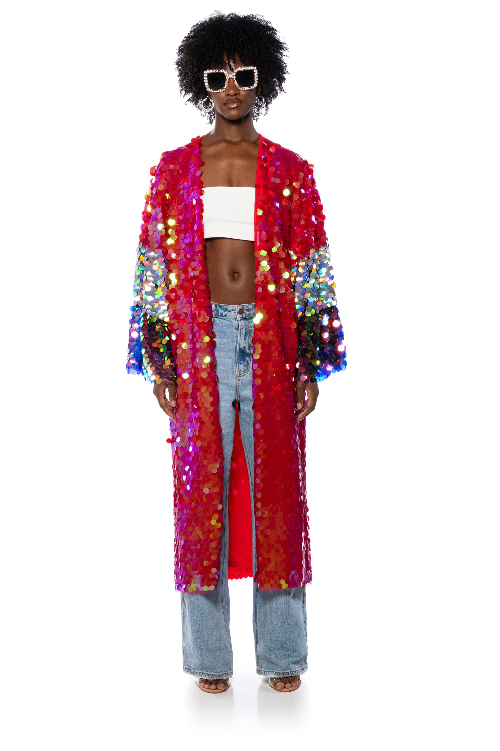 Extra View For The Drama Queens Sequin Duster