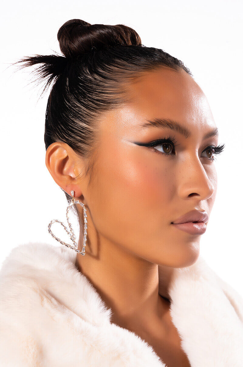Front View Forever Sweethearts Drop Earrings