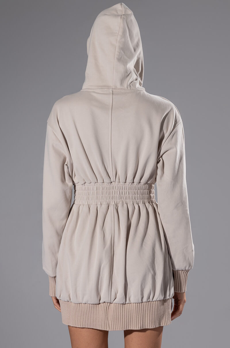 Extra View Forever Young Hooded Mini Dress