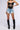 Front View Francesca Distressed Denim Mini Short