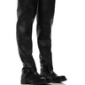 Front View Free Rider Thigh High Riding Boot In Black