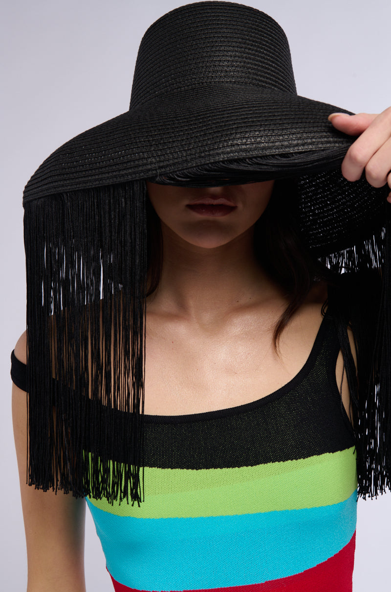 Side View Fringed Glory Hat 2