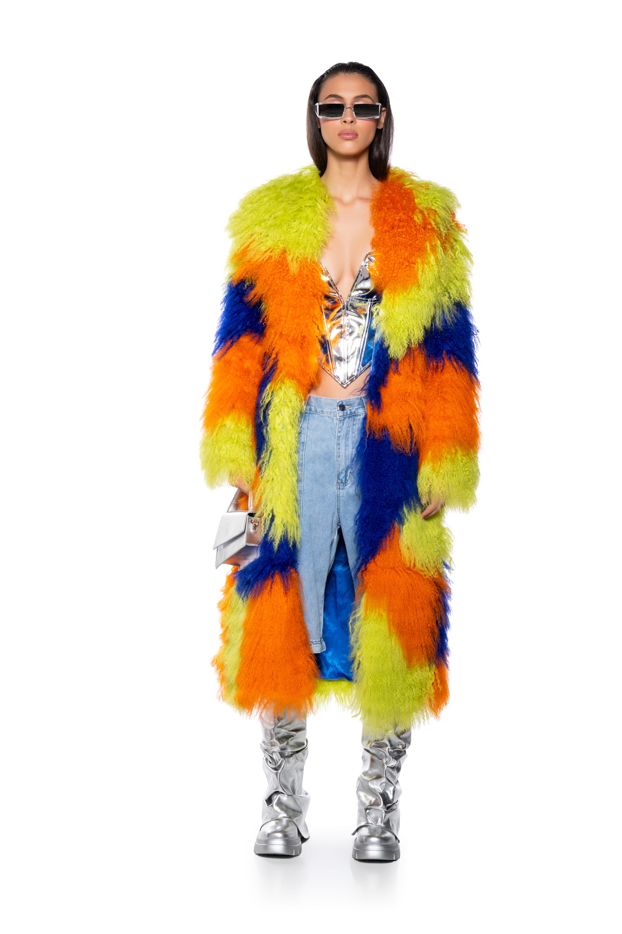 ジャケット・アウター 00s fuga fur trench coat japanese label 00s fuga fur trench coat japanese label