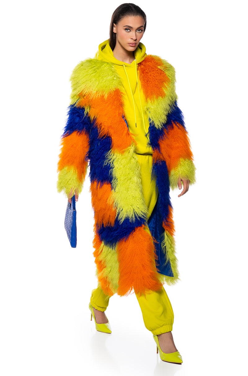 ジャケット・アウター 00s fuga fur trench coat japanese label 00s fuga fur trench coat japanese label