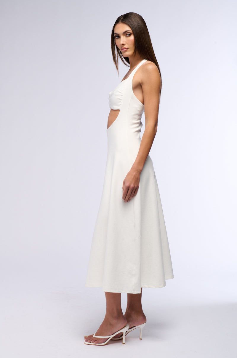 Back View From Day To Night Knit Midi Dress 2