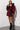 Full View From The Yukon Faux Fur Trimmed Hooded Jacket in Wine