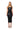 Extra View Front Row Strapless Bodycon Maxi Dress In Black