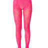 Front View Fuchsia All Over Lace Tight