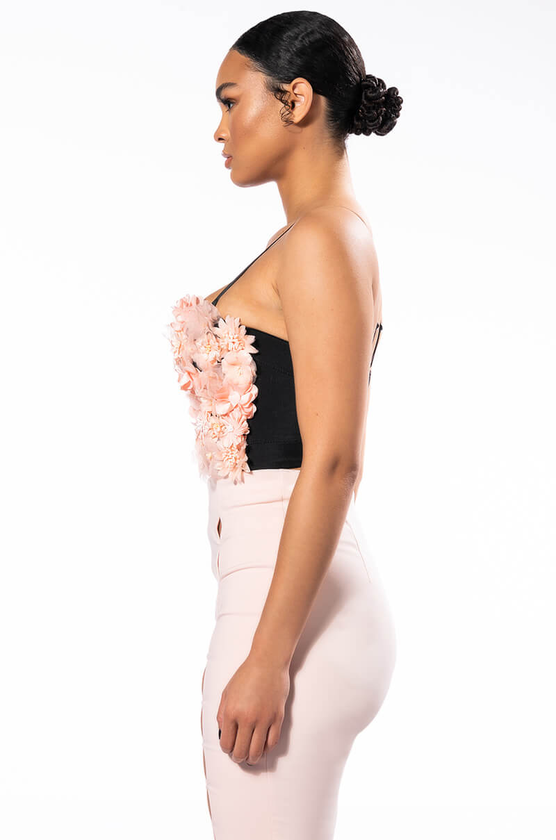 Full View Full Bloom Floral Crop Top