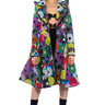 Front View Gallery Glam Pop Art Trench Jacket