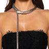 Front View Garden Snake Wrap Around Necklace