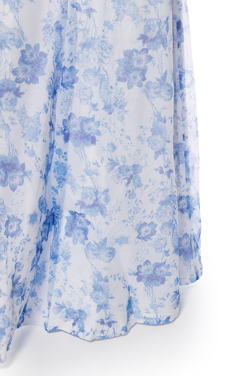 Extra View Gardenia Chiffon Palazzo Pant 5