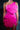 Extra View Gemma Floral Detail One Shoulder Mini Dress In Hot Pink