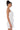 Back View Gemma Floral Detail One Shoulder Mini Dress In White