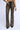 Front View Georgia Lace Up Flared Faux Leather Look Pant