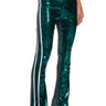 Front View Get Down On It Sequin Flare Trouser