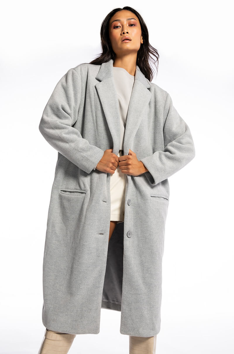 Front View Get In Loser Oversized Jacket