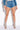 Front View Get It Girl Distressed Denim Short