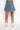 Full View Get What I Want Pleated Denim Mini Skirt