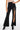 Front View Get You Going High Slit Wide Leg Trousers