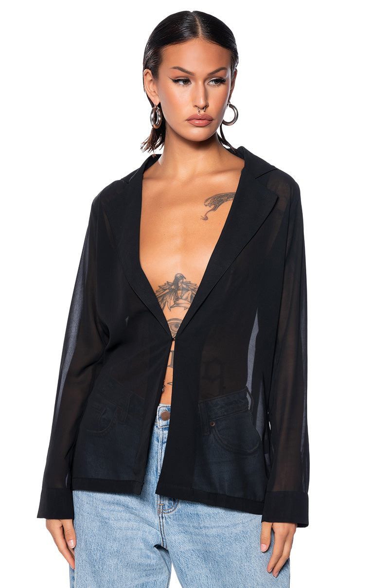 GG EASY MESH COVER UP JACKET view 0