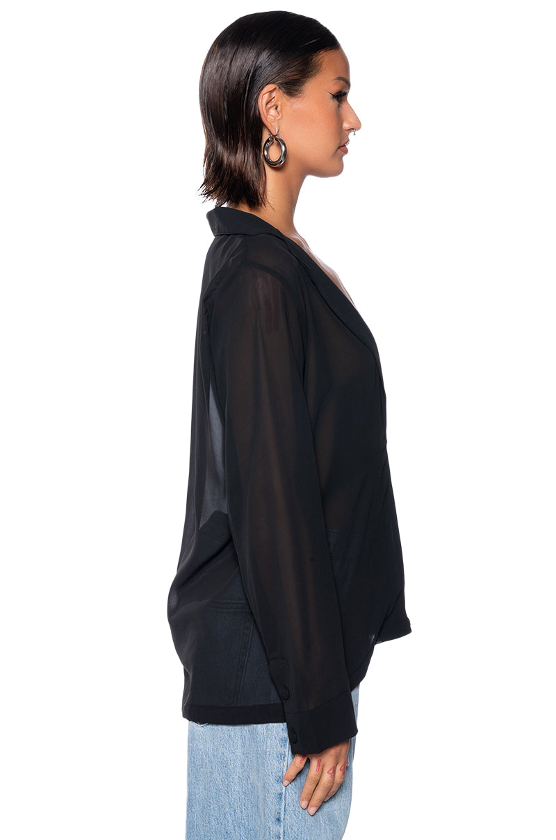 Detail View Gg Easy Mesh Cover Up Jacket