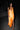 Extra View Gianina Fringed Cowl Neck Maxi Dress In Orange