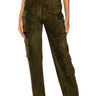 Front View Gin And Tonic Faux Suede Cargo Pant