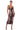 Front View Gina Printed Midi Dress