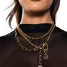 Front View Give Me Your Digits Layered Necklace