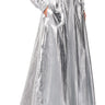 Front View Give You The World High Waist Metallic Maxi Skirt