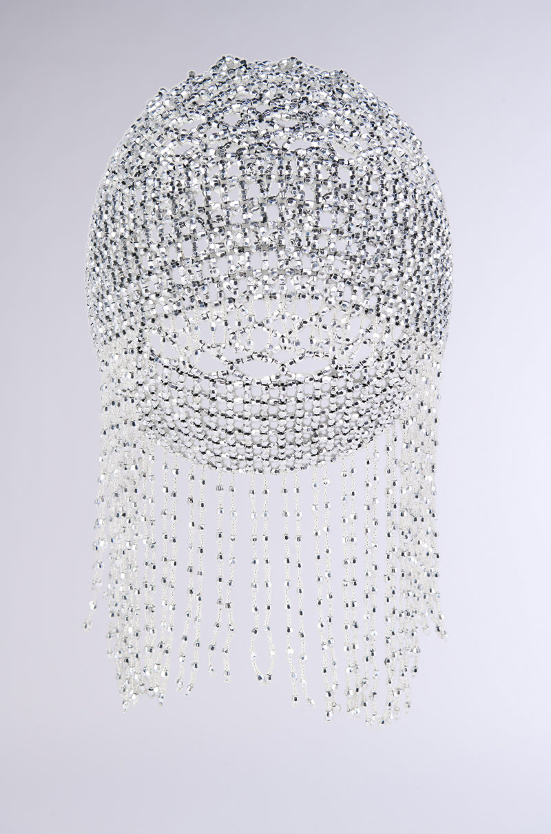 Back View Glam Life Beaded Headpiece 0