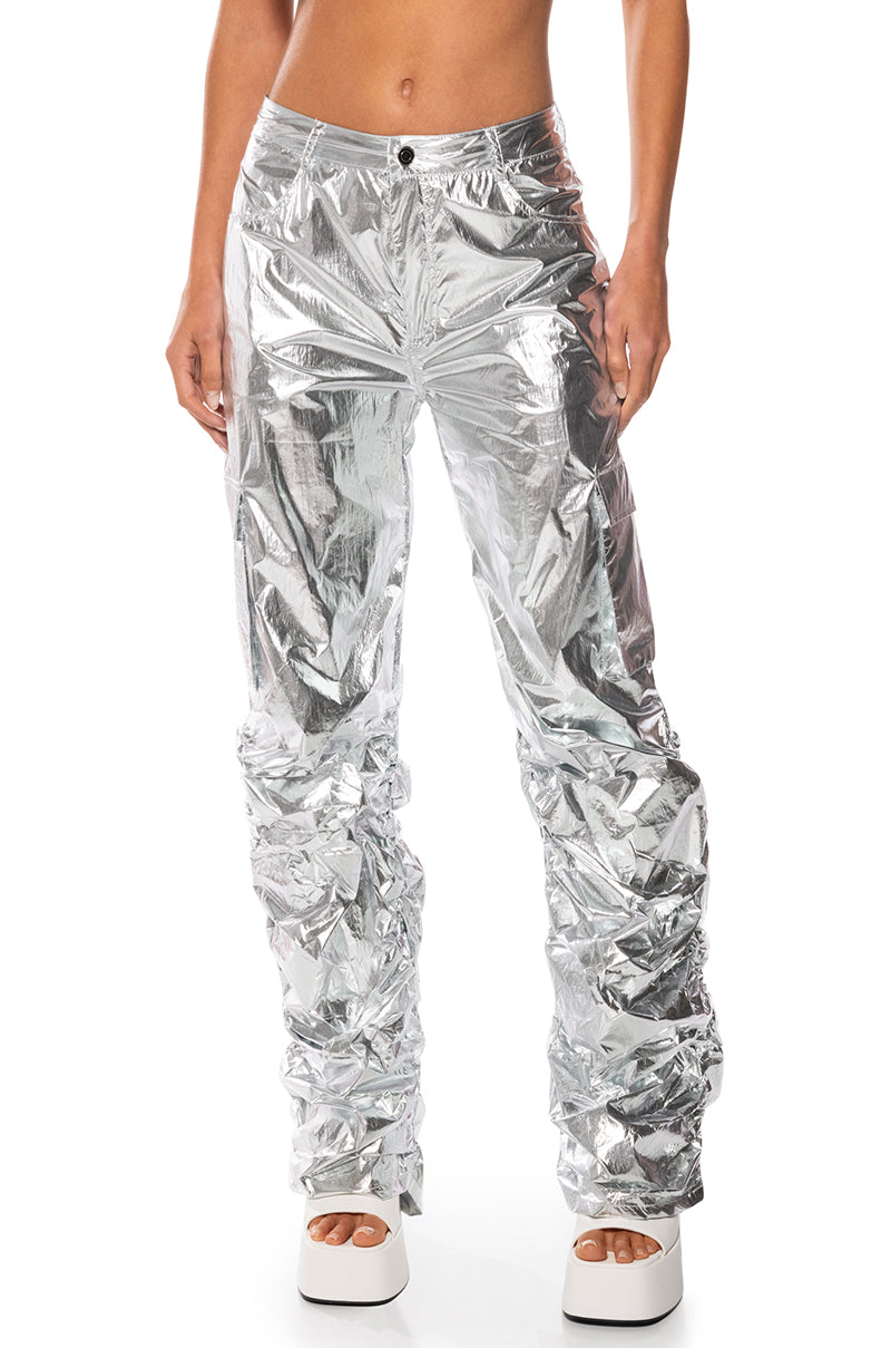 GLIMPSE OF MAGIC RELAXED METALLIC PANT view 0
