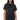 Front View Glitz Oversized Mesh Tshirt In Black Silver
